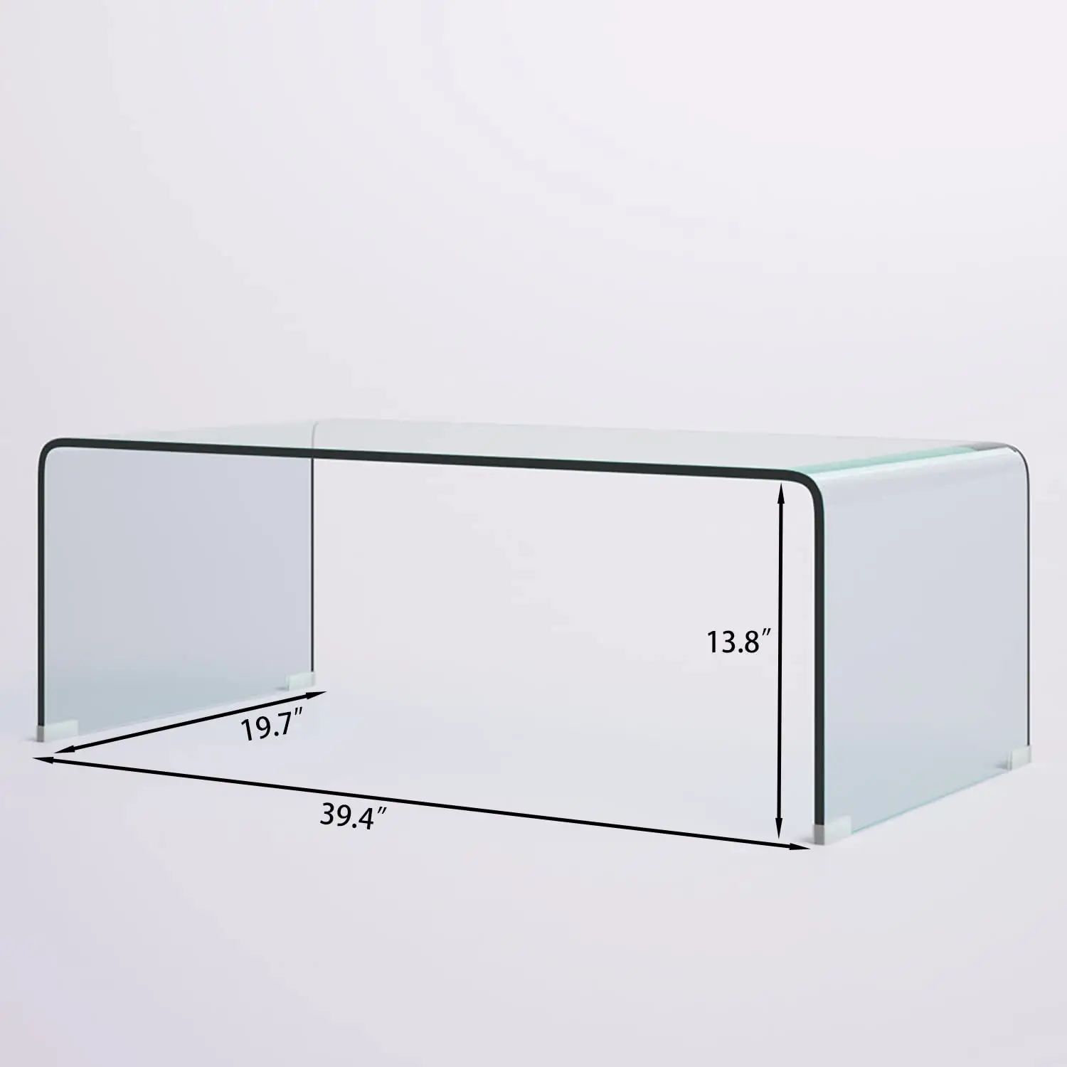 Premium Tempered Glass Coffee Table,Small Modern Clear Coffee Table for Living Room,Match Well with Rug (39.4x19.7x13.8)
Premium Tempered Glass Coffee Table,Small Modern Clear Coffee Table for Living Room,Match Well with Rug (39.4x19.7x13.8)