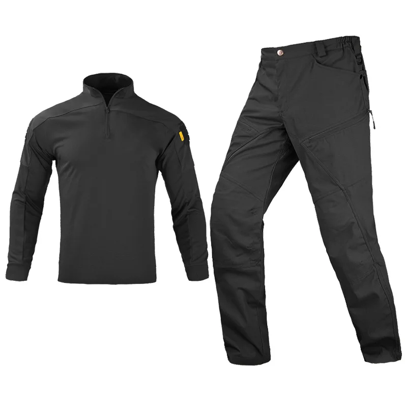 Men Long Sleeve Tactical Shirt Outdoor Combat Training Camouflage Uniform long Trousers Tops Stretch Sweatshirt Hiking Shirts
Men Long Sleeve Tactical Shirt Outdoor Combat Training Camouflage Uniform long Trousers Tops Stretch Sweatshirt Hiking Shirts