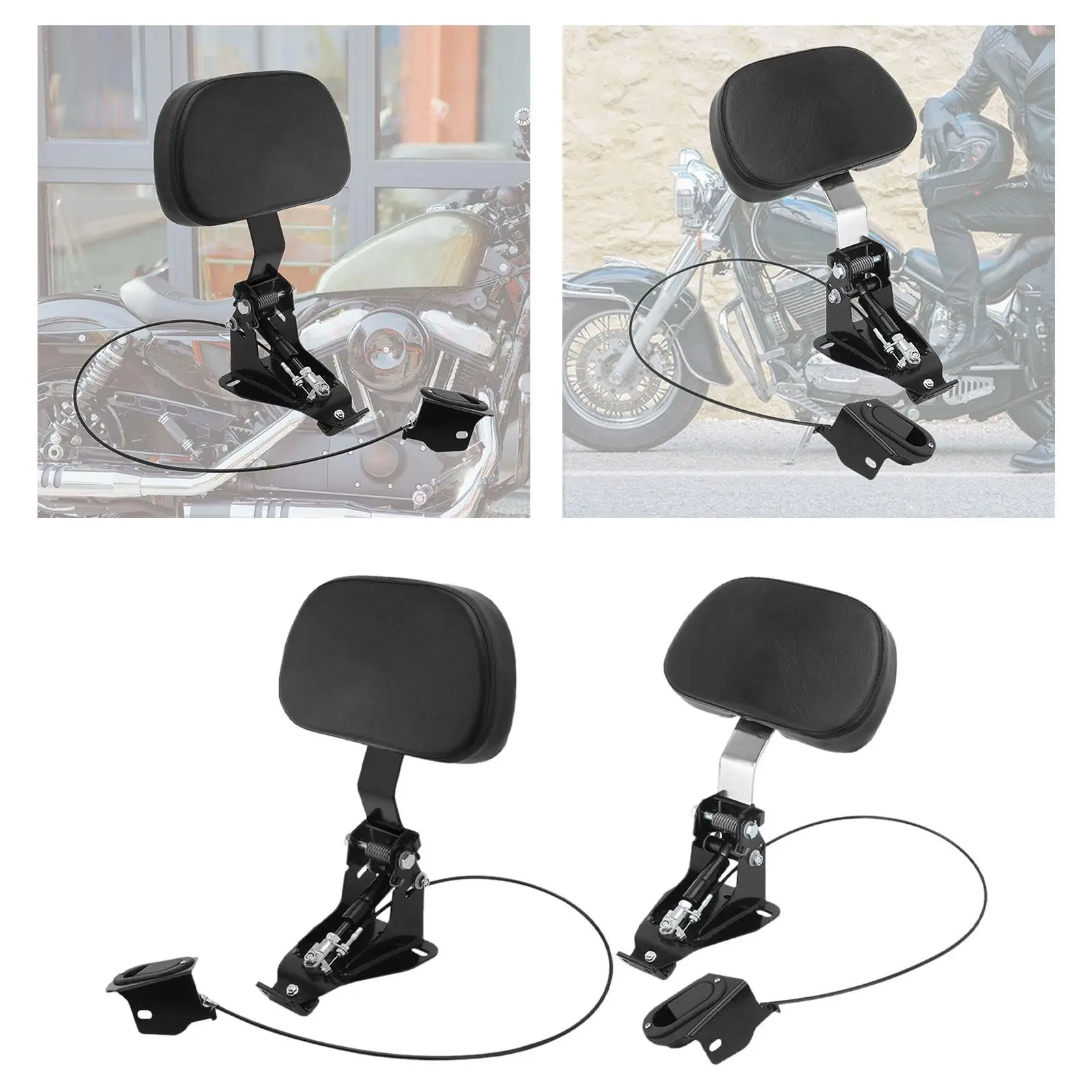 Motorcycle Driver Backrest Riders Backrest for Harley Road Glide Touring
Motorcycle Driver Backrest Riders Backrest for Harley Road Glide Touring