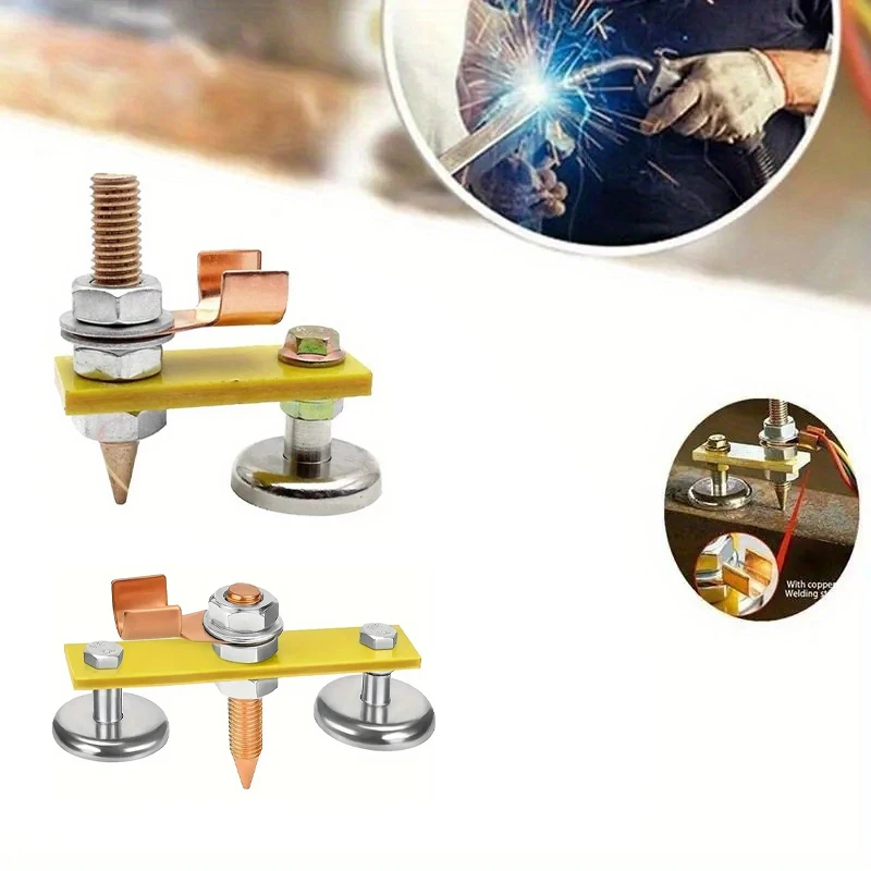1pc Magnetic Welding Bracket Magnetic Head Welding Machine Grounding Clamp Car Body Locator for Stable Welding Operations
1pc Magnetic Welding Bracket Magnetic Head Welding Machine Grounding Clamp Car Body Locator for Stable Welding Operations