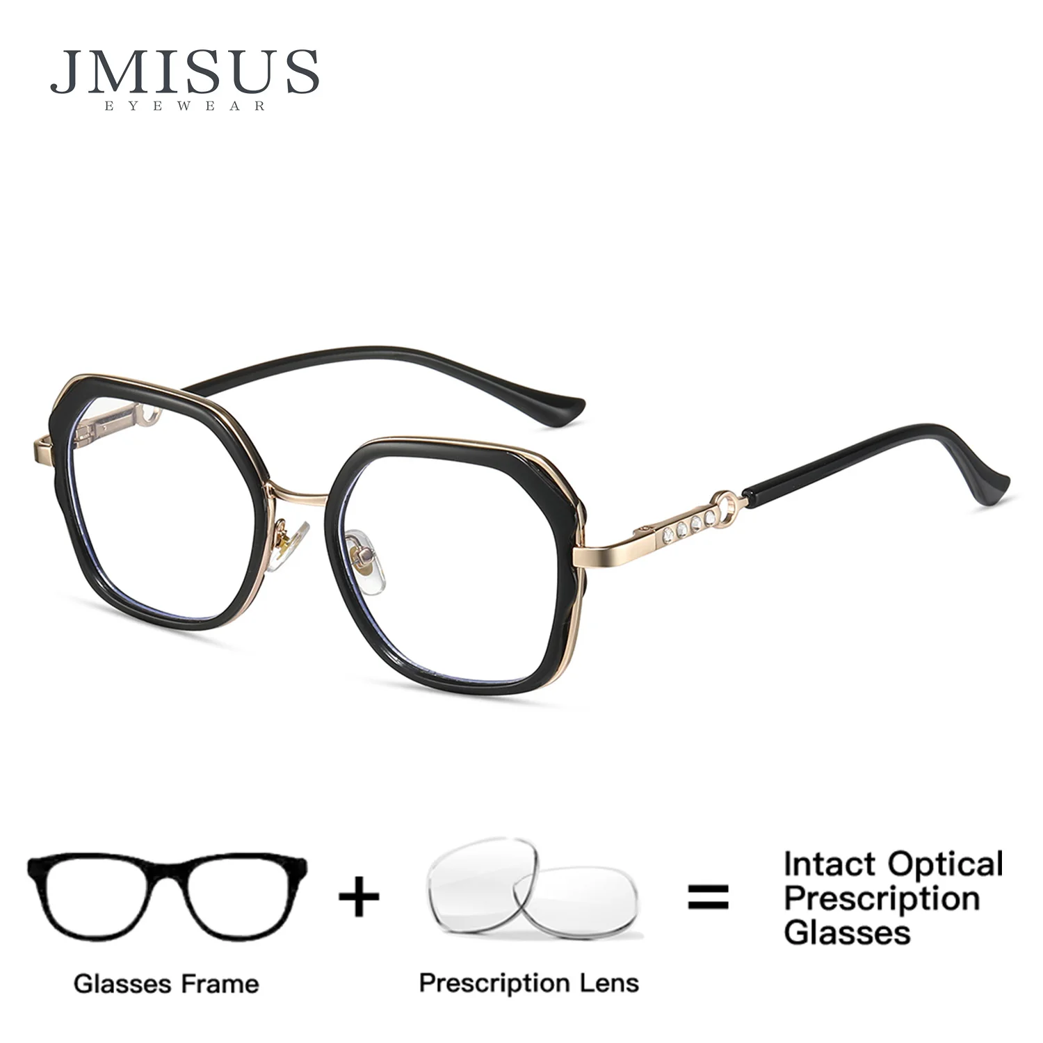 JMISUS Woman Square High-Quality Metal Progressive Multifocal Glasses Anti-Blue Light Geometric Prescription Eyewear
JMISUS Woman Square High-Quality Metal Progressive Multifocal Glasses Anti-Blue Light Geometric Prescription Eyewear