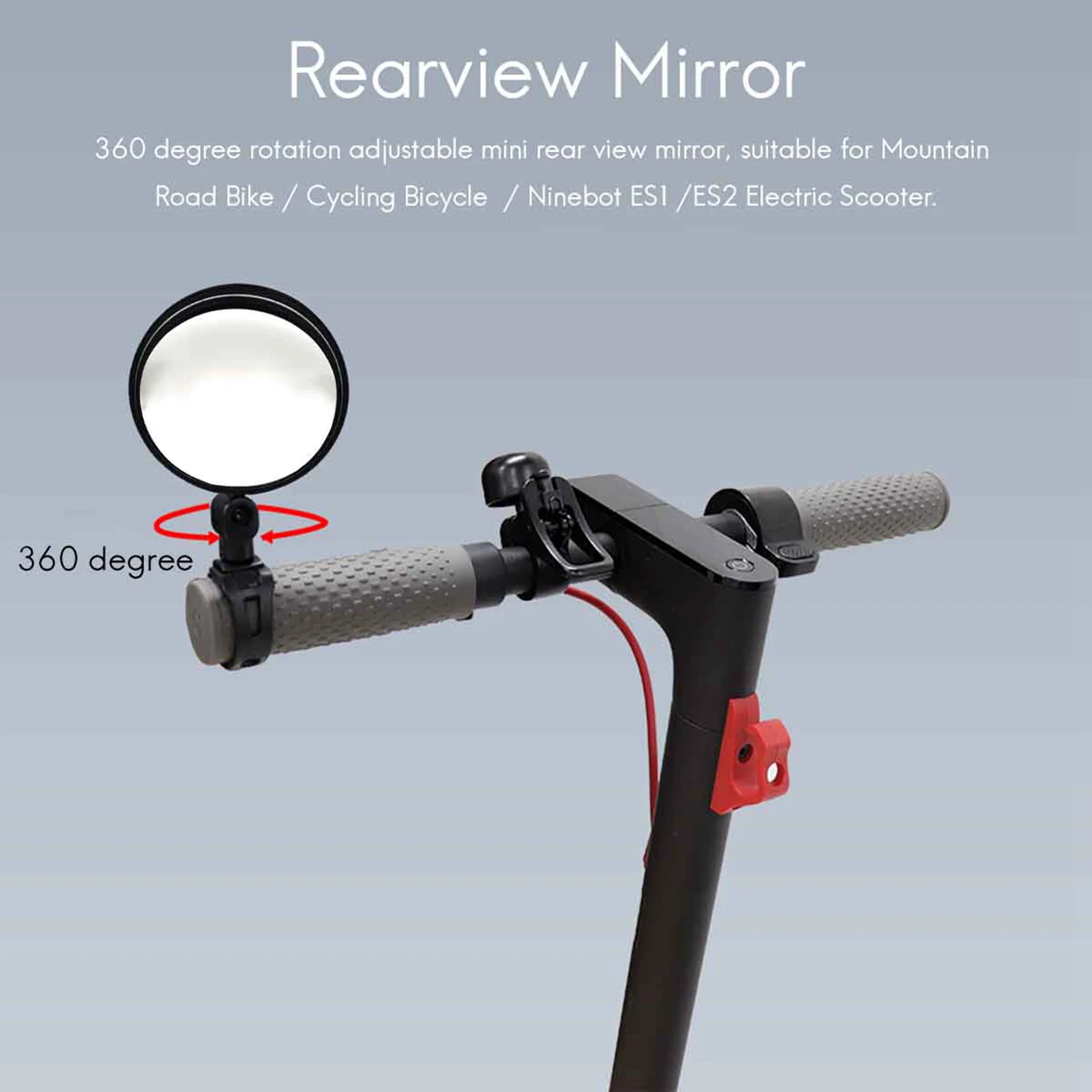 Well Scooter Rearview Mirror For Xiaomi M365 M365 Pro For Ninebot ES1 ES2 Qicycle EF1 Bike Back Mirror
Well Scooter Rearview Mirror For Xiaomi M365 M365 Pro For Ninebot ES1 ES2 Qicycle EF1 Bike Back Mirror