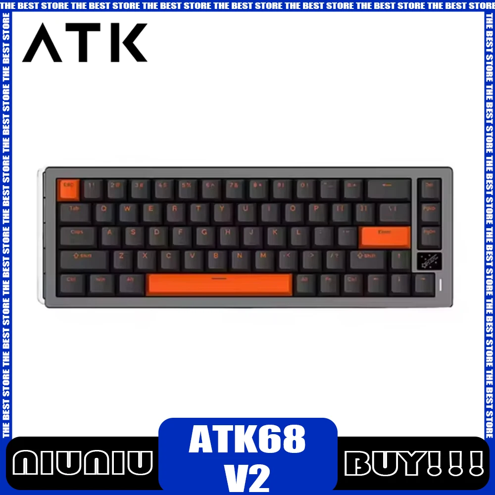 Клавиатура Atk68 V2 Механическая с магнитным переключателем, быстросъемный триггер из алюминиевого сплава 8k, Rgb игровая клавиатура для киберспорта, аксессуары для ПК и геймеров 
Клавиатура Atk68 V2 Механическая с магнитным переключателем, быстросъемный триггер из алюминиевого сплава 8k, Rgb игровая клавиатура для киберспорта, аксессуары для ПК и геймеров