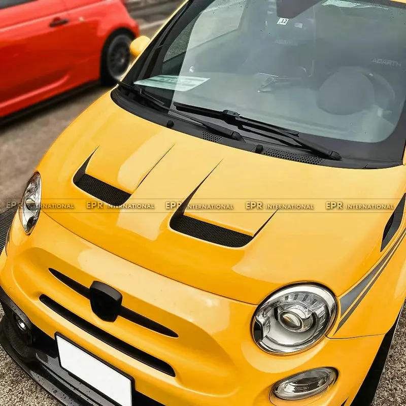 For Fiat 595 500 Abarth TM Type Vented Hood (500 EU 08-15 Pre-Facelift S3), Vehicle Front Air Vent Hood, Exterior Mod Accessory
For Fiat 595 500 Abarth TM Type Vented Hood (500 EU 08-15 Pre-Facelift S3), Vehicle Front Air Vent Hood, Exterior Mod Accessory