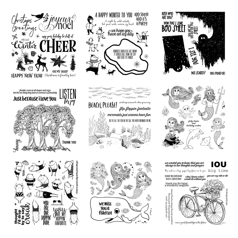 2022 New Arrival Clear Stamps For Scrapbooking Paper Making Halloween Christmas Decoration Embossing Craft Card Transparent Seal
2022 New Arrival Clear Stamps For Scrapbooking Paper Making Halloween Christmas Decoration Embossing Craft Card Transparent Seal