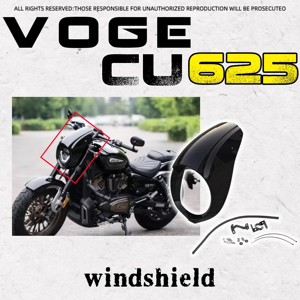 For VOGE CU625 Headlight Decorative Cover Front Fairing Trim Guard
For VOGE CU625 Headlight Decorative Cover Front Fairing Trim Guard
