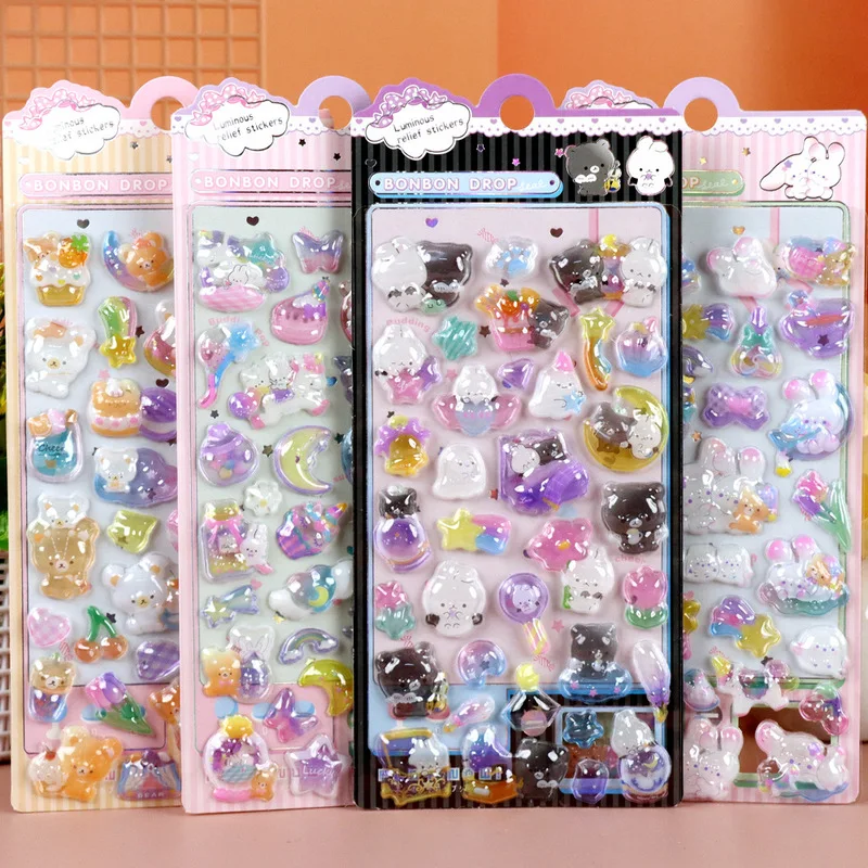 Kawaii Единорог светящиеся 3d рельефные наклейки игрушки Beastie мультфильм милые аниме наклейки подарки на день рождения креативные периферийные устройства
Kawaii Единорог светящиеся 3d рельефные наклейки игрушки Beastie мультфильм милые аниме наклейки подарки на день рождения креативные периферийные устройства