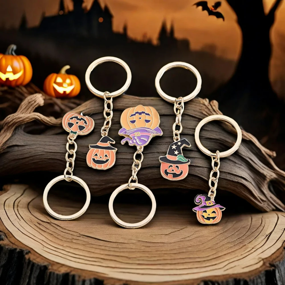 Funny Halloween Pendant Keychain Set Unisex Apparel Accessories Pumpkin Ghost Metal Buckle Keyring Festival Party Gift Ornaments
Funny Halloween Pendant Keychain Set Unisex Apparel Accessories Pumpkin Ghost Metal Buckle Keyring Festival Party Gift Ornaments
