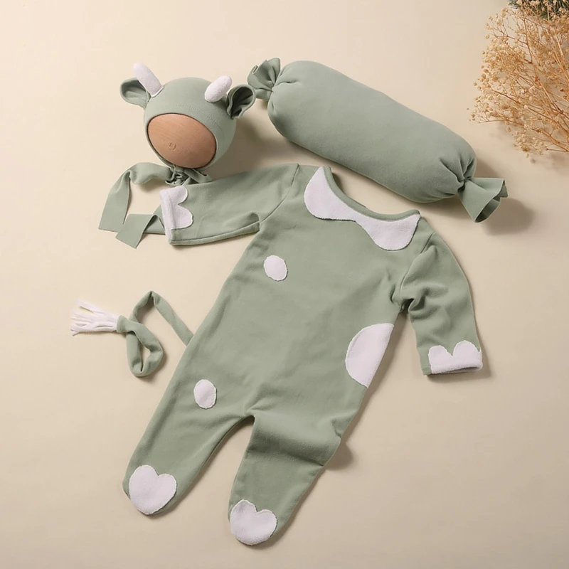 Baby Boy Photography Props Accessories Rompers Hat Pillow Set Newborn Cow Suit Infant Clothes For Shooting Costume Birth Outfit
Baby Boy Photography Props Accessories Rompers Hat Pillow Set Newborn Cow Suit Infant Clothes For Shooting Costume Birth Outfit