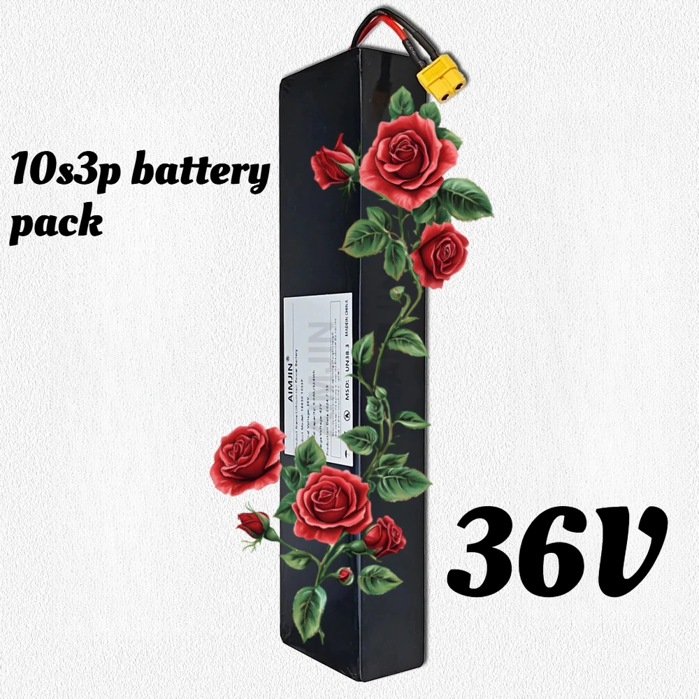 Scooter Electric Vehicle with BMS 10S3P 36V 9000mAh 18650 Rechargeable Lithium Battery Pack Power Modified Bicycle
Scooter Electric Vehicle with BMS 10S3P 36V 9000mAh 18650 Rechargeable Lithium Battery Pack Power Modified Bicycle