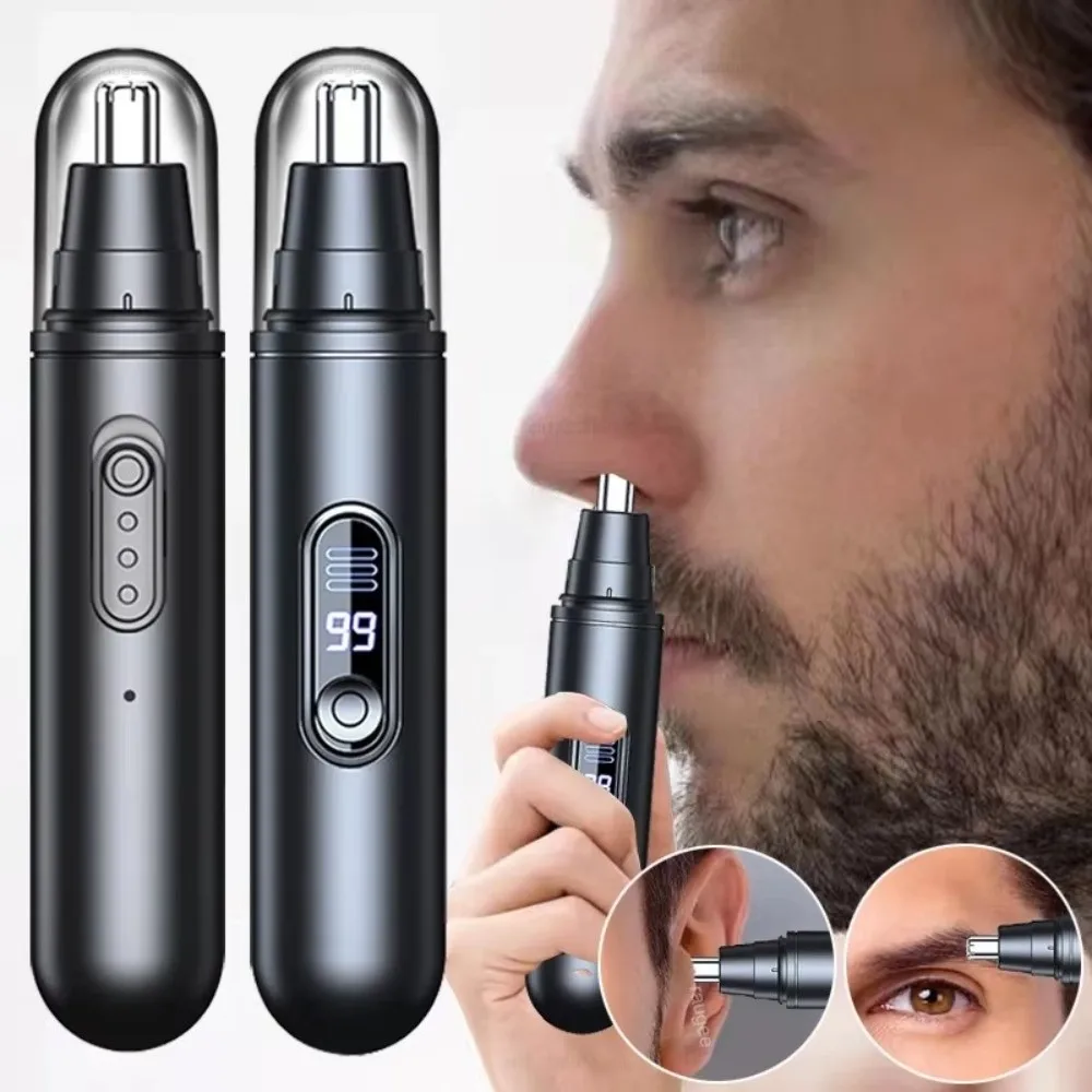 LED Digital Display Electric Nose Hair Trimmer Rotary Cutter Head Efficient Painless Hair Remover Silent Rechargeable
LED Digital Display Electric Nose Hair Trimmer Rotary Cutter Head Efficient Painless Hair Remover Silent Rechargeable