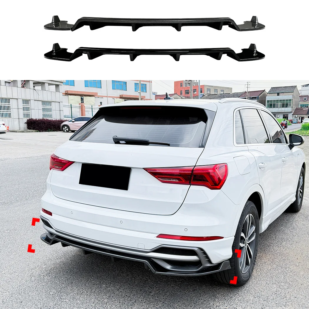 For Audi Q3 F3 Sline Sportback 2019-2024 Rear Bumper Lip Separator Diffuser ABS Material Spoiler Car Parts
For Audi Q3 F3 Sline Sportback 2019-2024 Rear Bumper Lip Separator Diffuser ABS Material Spoiler Car Parts