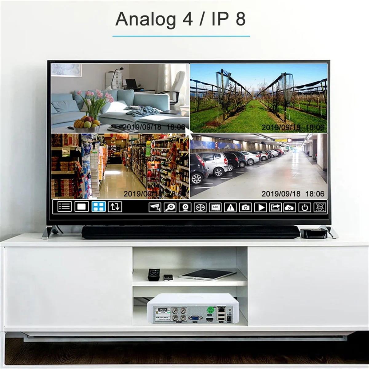 COTS-tHybrid DVR CCTV Security 4CH 5M-N Audio over Coaxial для 5MP 12.5Fps 1080P 720P TVI CVI CVBS Камера IP-камеры ЕС
COTS-tHybrid DVR CCTV Security 4CH 5M-N Audio over Coaxial для 5MP 12.5Fps 1080P 720P TVI CVI CVBS Камера IP-камеры ЕС