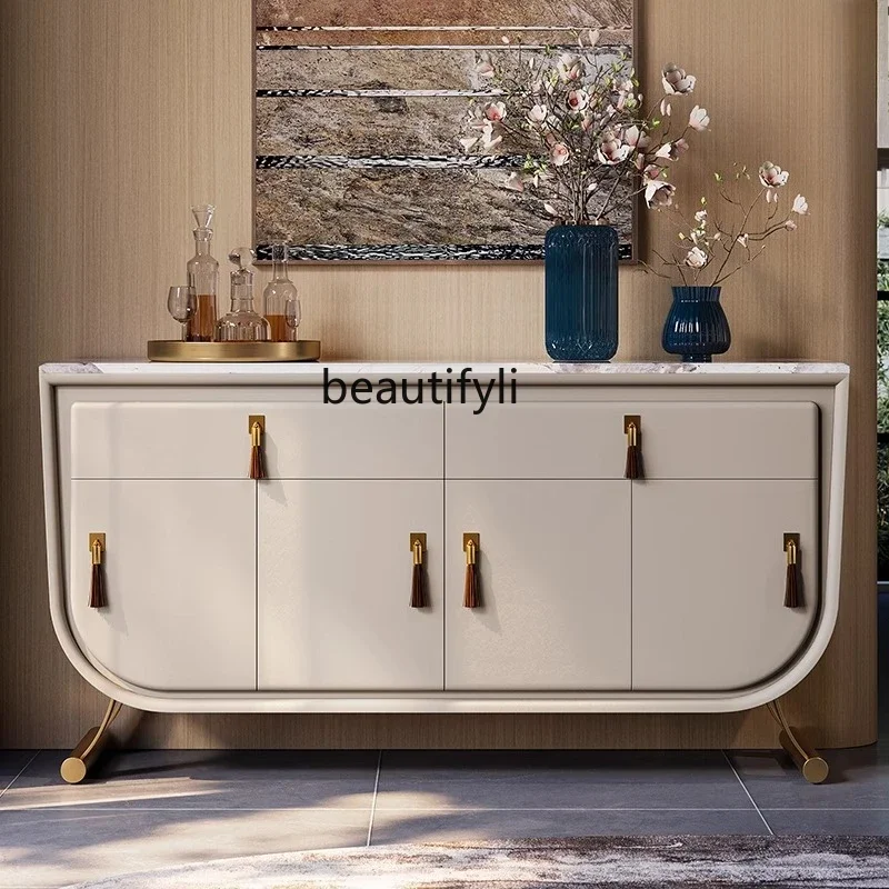 Light luxury dining side cabinet storage Italian postmodern villa large flat marble, restaurant, entrance shoe cabinet B3
Light luxury dining side cabinet storage Italian postmodern villa large flat marble, restaurant, entrance shoe cabinet B3