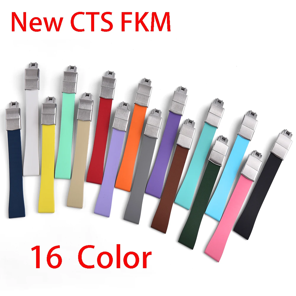 Hot Cut To Size Rubber Watch Band Fashion Quick Release Flat-end Universal CTS FKM Rubber Watch Strap 16mm 18mm 19mm 20mm 21mm 2
Hot Cut To Size Rubber Watch Band Fashion Quick Release Flat-end Universal CTS FKM Rubber Watch Strap 16mm 18mm 19mm 20mm 21mm 2