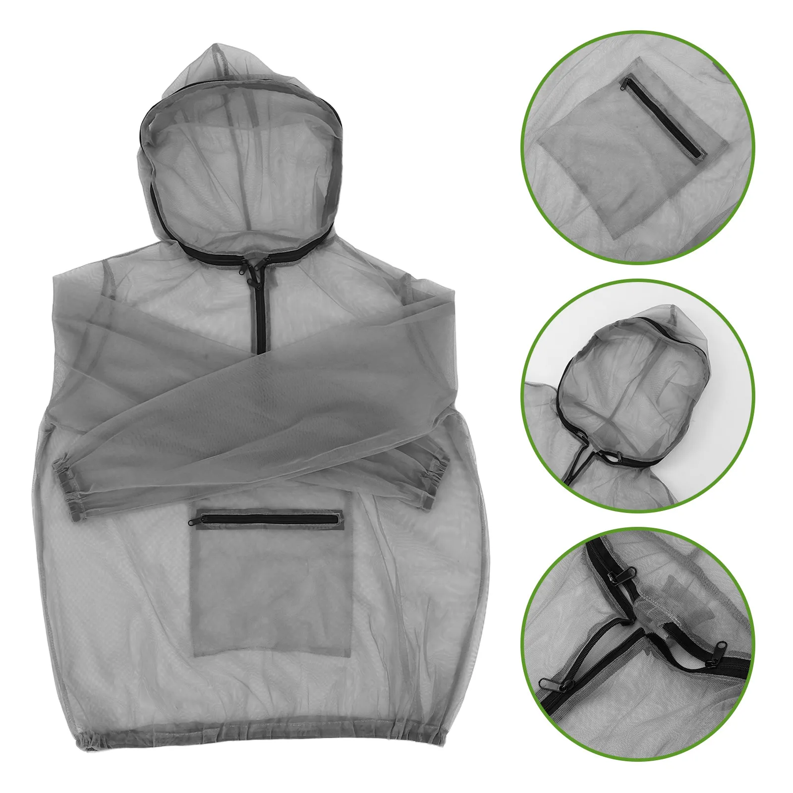 Outdoor Anti Mosquito Jacket Xxl Mesh Breathable Grey for Camping Fishing Protection Camping Gear Mesh Head Cover
Outdoor Anti Mosquito Jacket Xxl Mesh Breathable Grey for Camping Fishing Protection Camping Gear Mesh Head Cover