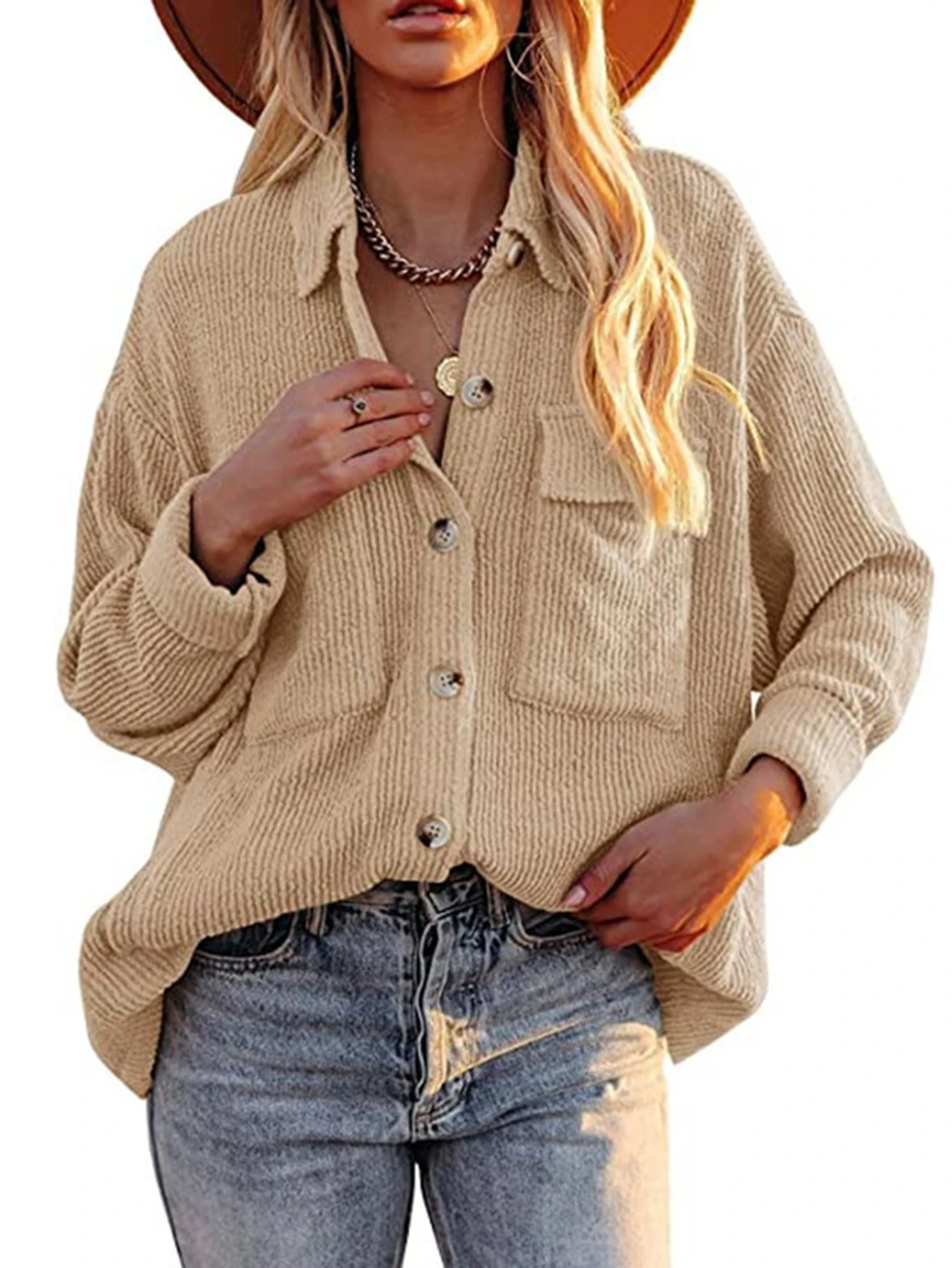 Женская повседневная рубашка с длинным рукавом, осенний однотонный офисный женский топ с воротником и карманами, дизайн с резьбой
Женская повседневная рубашка с длинным рукавом, осенний однотонный офисный женский топ с воротником и карманами, дизайн с резьбой