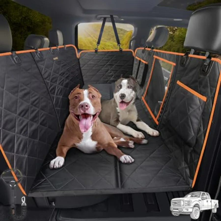 Truck Seat Extender for Dog Hard Bottom Seat Cover Split Design Offers Large Space Protects Leather Seat from Scratch Hair Wate
Truck Seat Extender for Dog Hard Bottom Seat Cover Split Design Offers Large Space Protects Leather Seat from Scratch Hair Wate
