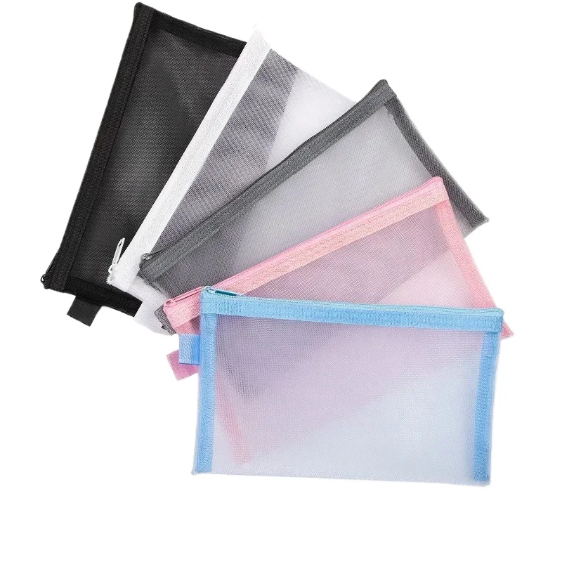 Simple Mesh Pencil Case Large Capacity Pen Bag Transparent Rectangles and Triangles Bag for Student School Supplies Stationery
Simple Mesh Pencil Case Large Capacity Pen Bag Transparent Rectangles and Triangles Bag for Student School Supplies Stationery