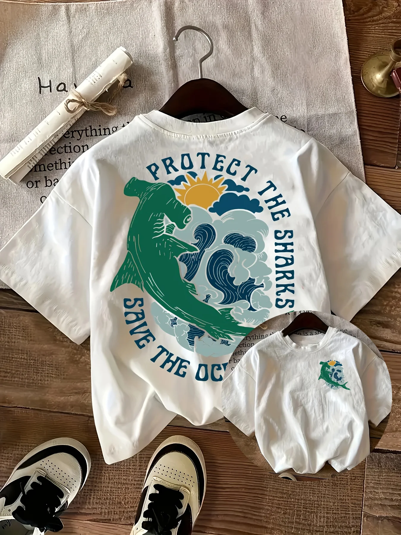 Футболка Save The Ocean Shark в стиле Y2K для женщин и мужчин, летняя свободная футболка с короткими рукавами и графическим принтом, пляжный топ
Футболка Save The Ocean Shark в стиле Y2K для женщин и мужчин, летняя свободная футболка с короткими рукавами и графическим принтом, пляжный топ