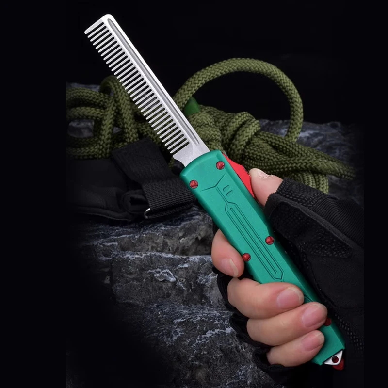 UT85 New Semi Transparent Handle Auto Scaling With Toothed Straight Jump Technology Comb, Aviation Aluminum EDC Tools,A51
UT85 New Semi Transparent Handle Auto Scaling With Toothed Straight Jump Technology Comb, Aviation Aluminum EDC Tools,A51