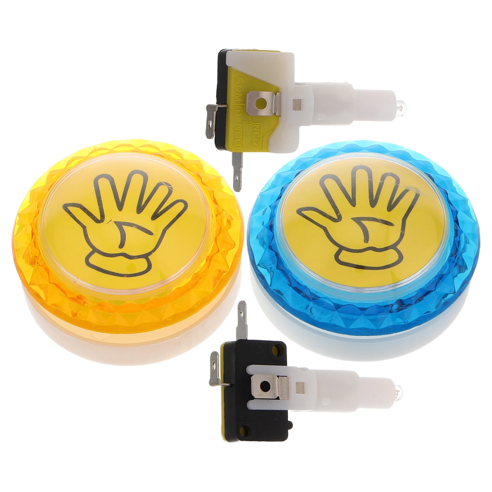 2pcs Game Console Accessories LED Palm Buttons Sensitive Plastic for Machine Handle Gaming Scenarios Video
2pcs Game Console Accessories LED Palm Buttons Sensitive Plastic for Machine Handle Gaming Scenarios Video