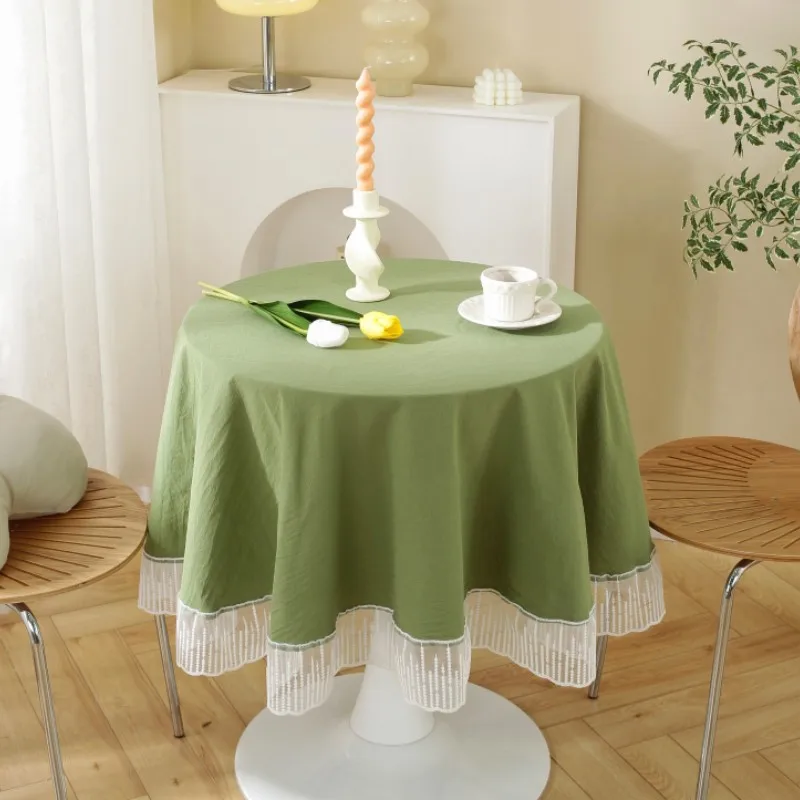 Round Table Cloth Lace Edge Washable Cotton Table Cover for Kitchen Dinning Luxury Photo Background Picnic Tabletop Decoration
Round Table Cloth Lace Edge Washable Cotton Table Cover for Kitchen Dinning Luxury Photo Background Picnic Tabletop Decoration