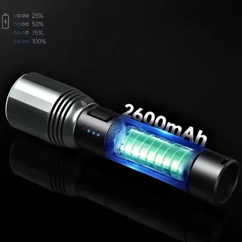 Portable NexTool T10 Rechargeable LED Flashlight 2000lm 7 Modes 2600mAh Battery 220m Torch Lamp Waterproof For Camping Hiking
Portable NexTool T10 Rechargeable LED Flashlight 2000lm 7 Modes 2600mAh Battery 220m Torch Lamp Waterproof For Camping Hiking