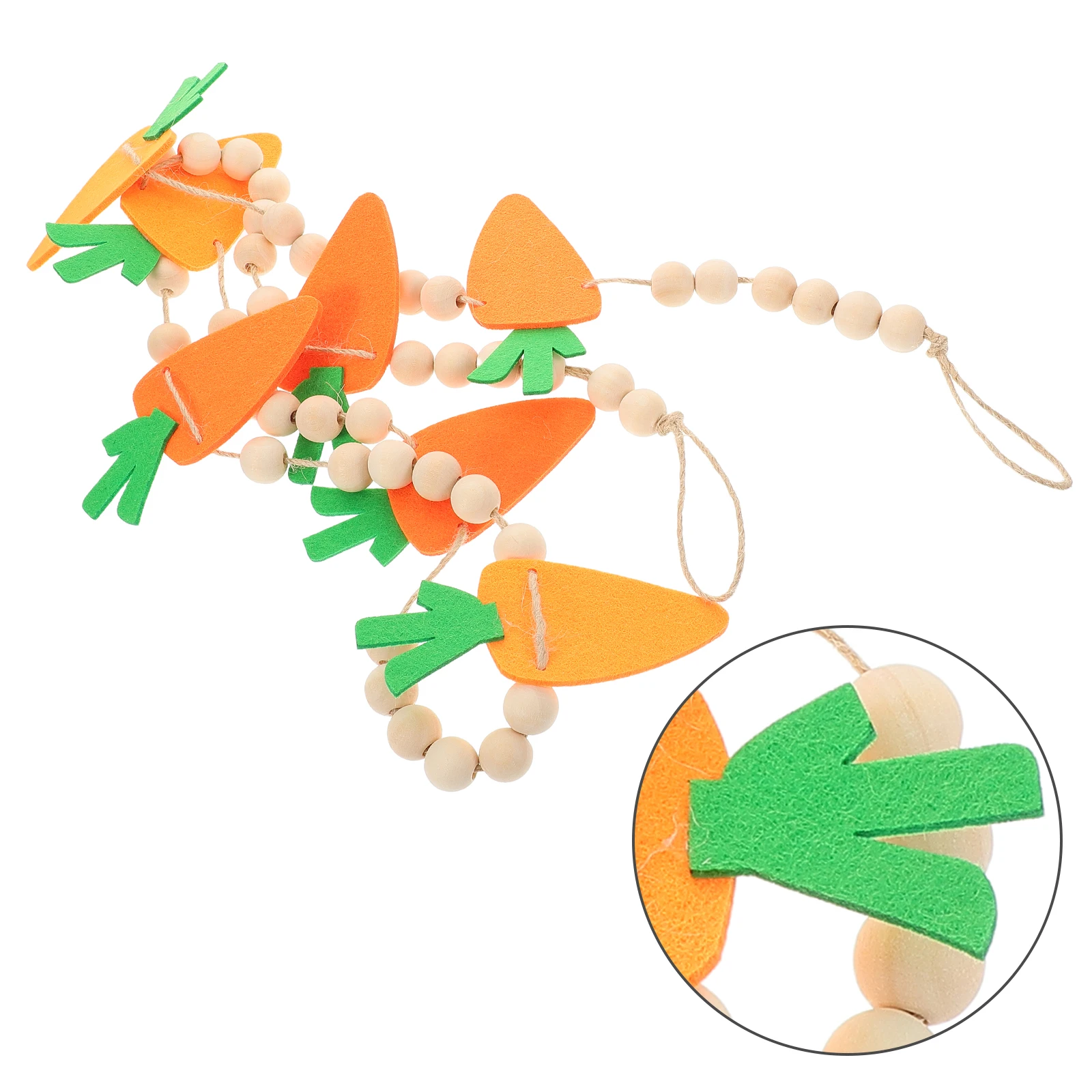 Carrot Felt Hanging Decoration Pendant Wooden Beads Carrots Ornament Easter Ceiling Decorations for Home Garland
Carrot Felt Hanging Decoration Pendant Wooden Beads Carrots Ornament Easter Ceiling Decorations for Home Garland