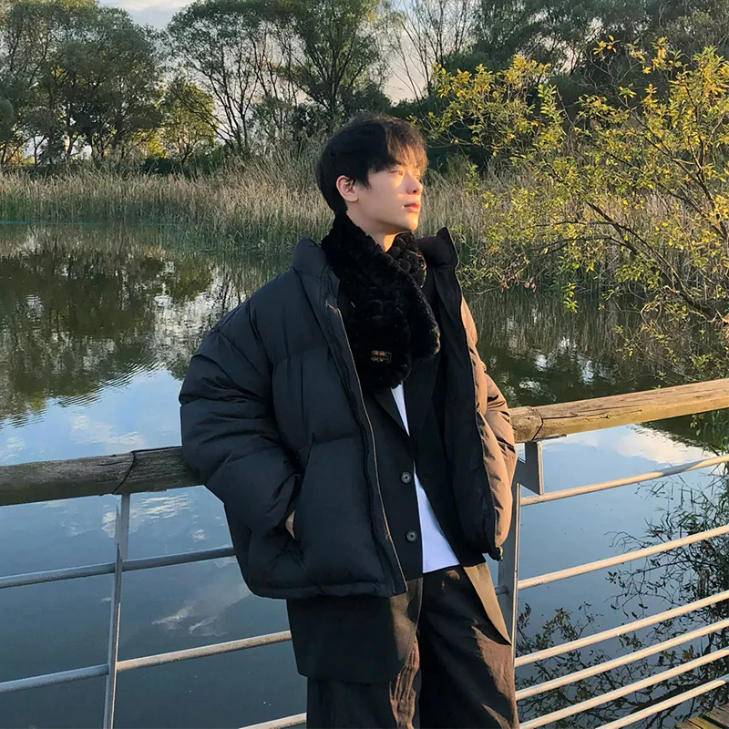 Теплая мужская пуховая куртка оверсайз в американском уличном стиле, утепленная, с воротником-стойкой, на хлопковой подкладке, молодежная модная модель
Теплая мужская пуховая куртка оверсайз в американском уличном стиле, утепленная, с воротником-стойкой, на хлопковой подкладке, молодежная модная модель