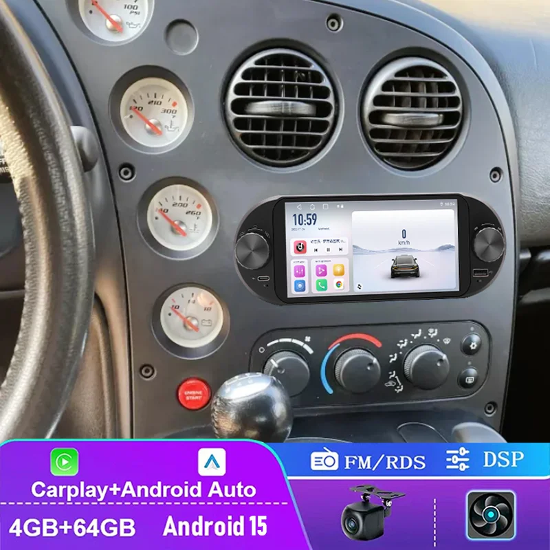 6.8" 4+64GB For Dodge Viper 2005 2006 Car Radio Wireless Carplay Android 15 Auto Head Unit Steering Wheel Control
6.8" 4+64GB For Dodge Viper 2005 2006 Car Radio Wireless Carplay Android 15 Auto Head Unit Steering Wheel Control