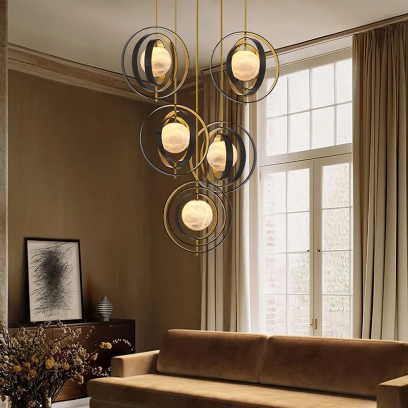 Contemporary Nordic American French Style Marble Chandelier Round Gold Adjustable Ceiling Luster Villa Hotel
Contemporary Nordic American French Style Marble Chandelier Round Gold Adjustable Ceiling Luster Villa Hotel