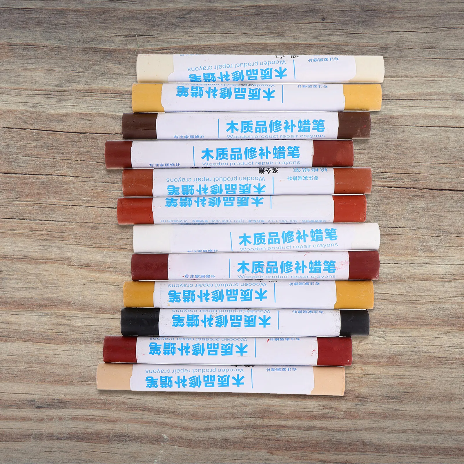 Wax Stick Furniture Repair Kit 12pcs Hardwood Floor Pen Laminate Vinyl Filler Touch Up Tool for Wood Markings
Wax Stick Furniture Repair Kit 12pcs Hardwood Floor Pen Laminate Vinyl Filler Touch Up Tool for Wood Markings