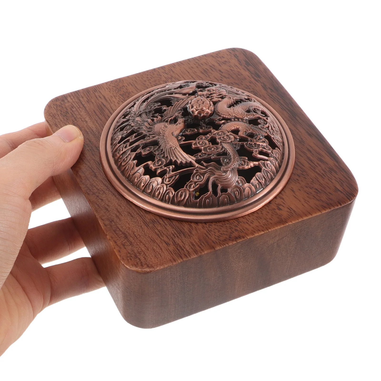 1Set Tea Ceremony Incense Burner - Mini Metal Censer with Carved Lid Elegant Home Decor for Meditation Aromatherapy Indoor
1Set Tea Ceremony Incense Burner - Mini Metal Censer with Carved Lid Elegant Home Decor for Meditation Aromatherapy Indoor