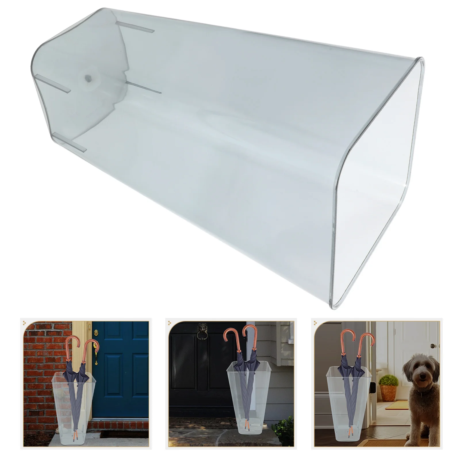 Transparent Umbrella Stand Rack Leakproof Round Large Plastic Bucket Umbrella Organizer Indoor Entryway Storage Holder
Transparent Umbrella Stand Rack Leakproof Round Large Plastic Bucket Umbrella Organizer Indoor Entryway Storage Holder