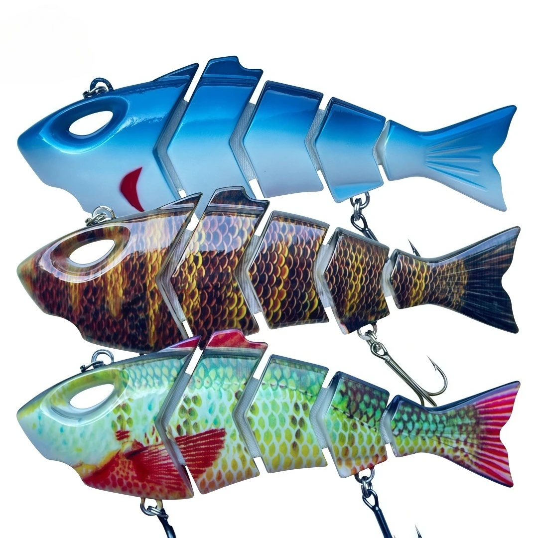 38g Sinking 5 Segments Hollow Eyes Multi Jointed Swimbait Long Cast Bionic Wobble Bass Pike Musky Fresh Saltwater Fishing Tackle
38g Sinking 5 Segments Hollow Eyes Multi Jointed Swimbait Long Cast Bionic Wobble Bass Pike Musky Fresh Saltwater Fishing Tackle
