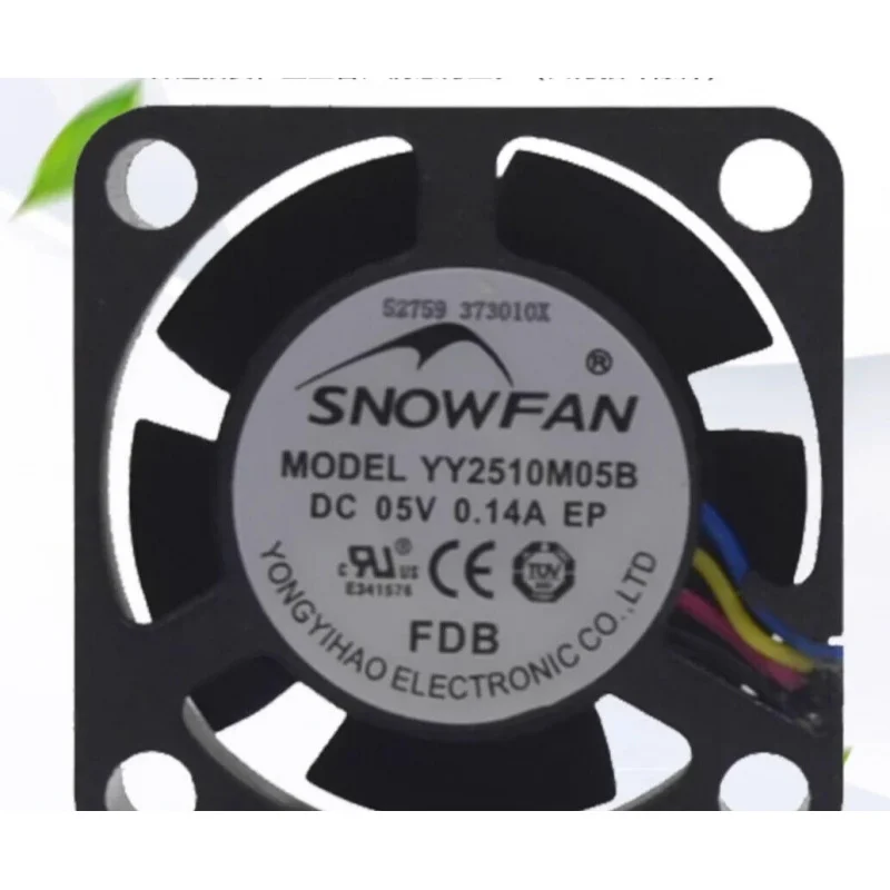 S+ SNOWFAN YY2510M05B 5V 0.14A 4-Wire Cooling Fan
S+ SNOWFAN YY2510M05B 5V 0.14A 4-Wire Cooling Fan