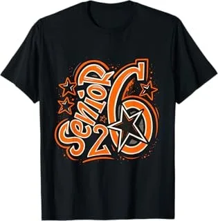 2026 Bold Orange Star Graffiti Graduation Tee
2026 Bold Orange Star Graffiti Graduation Tee