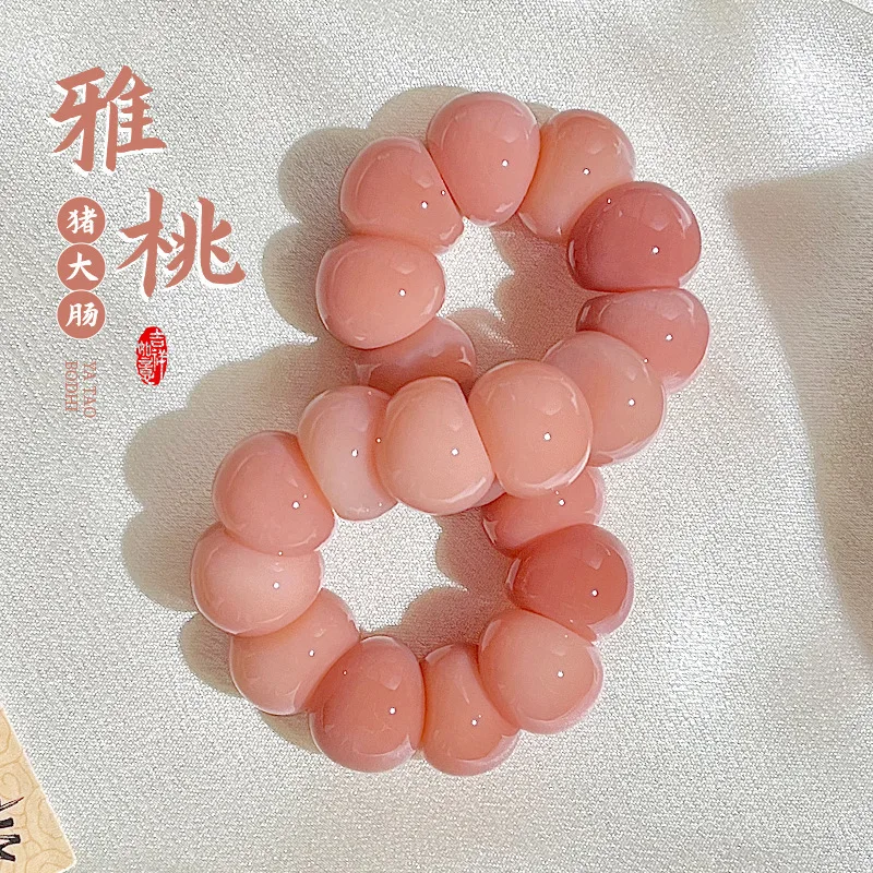Garlic Clove Pig Intestine Seed Women, Soft White Jade Bodhi Root Buddhist Bead Bracelet
Garlic Clove Pig Intestine Seed Women, Soft White Jade Bodhi Root Buddhist Bead Bracelet