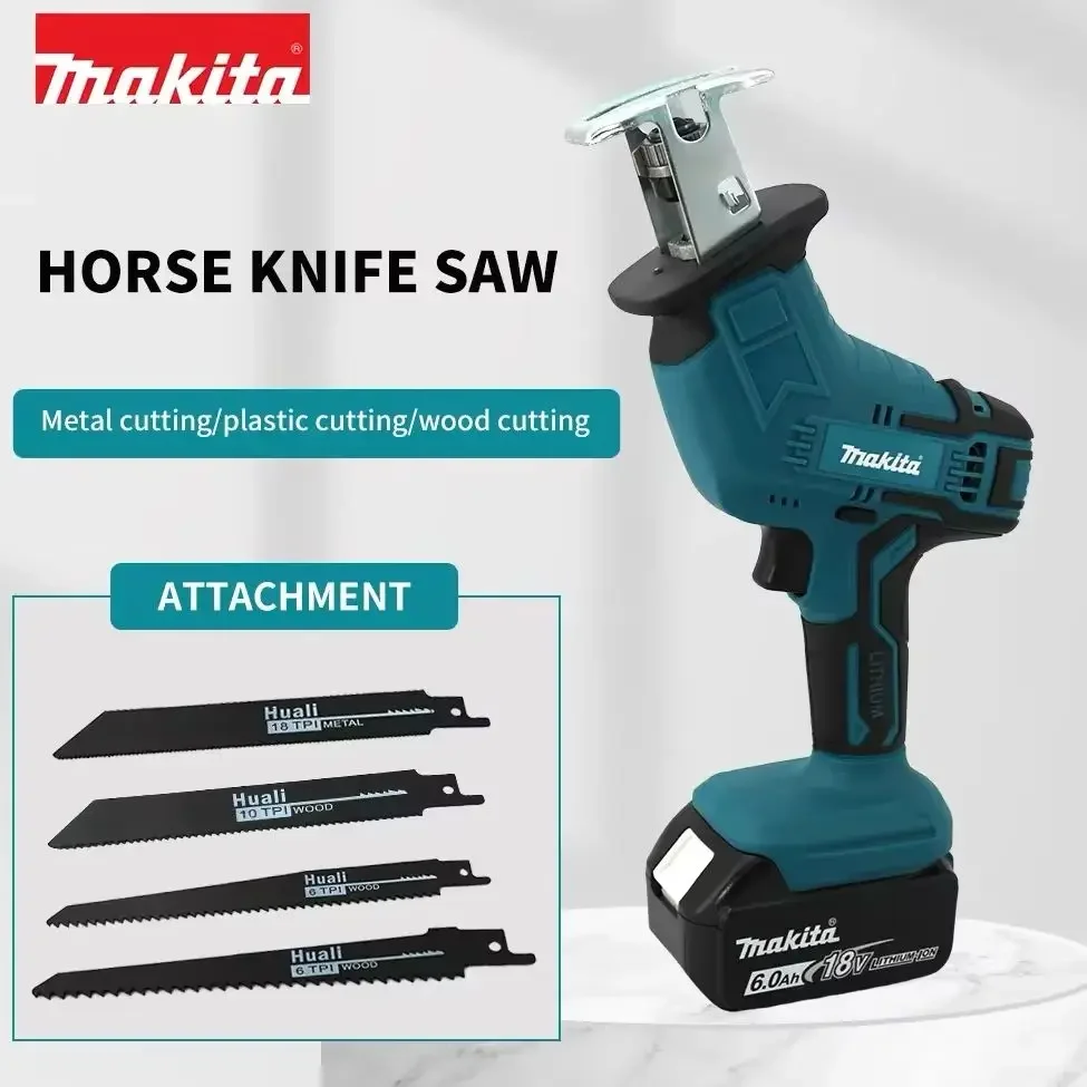 Makita DJR189 18V Electric Reciprocating Saw Cutting Wood Metal PVC Pipe Adjustable Speed And Replaceable Blade Chainsaw
Makita DJR189 18V Electric Reciprocating Saw Cutting Wood Metal PVC Pipe Adjustable Speed And Replaceable Blade Chainsaw