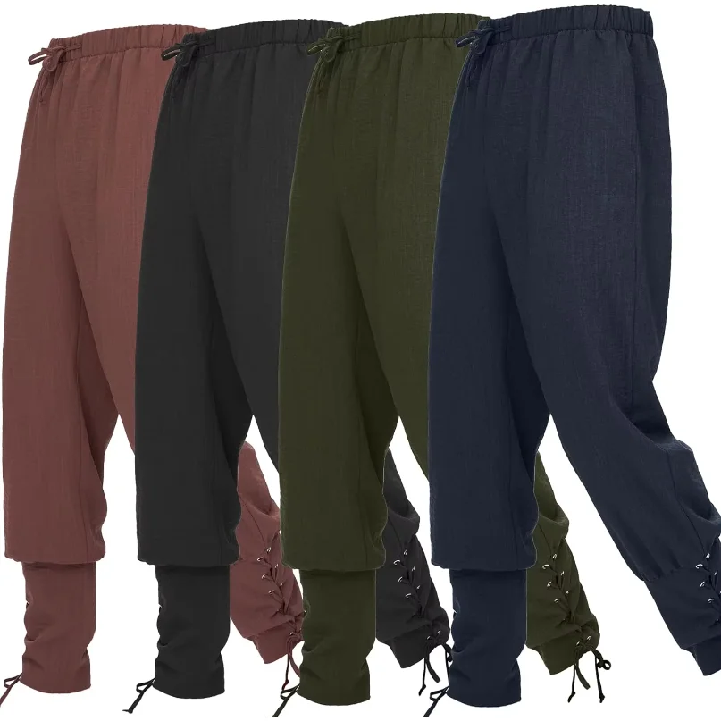 Spooktacular Creations Men Halloween Medieval Renaissance Pants With Pocket, Ankle Banded Pirate Pants, Viking Costume
Spooktacular Creations Men Halloween Medieval Renaissance Pants With Pocket, Ankle Banded Pirate Pants, Viking Costume
