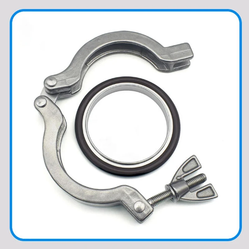 KF Vacuum Pipe Clamp Assortment 304 SS KF16 KF25 KF40 KF50 Bracket & Fluorine Rubber Sealing Rings
KF Vacuum Pipe Clamp Assortment 304 SS KF16 KF25 KF40 KF50 Bracket & Fluorine Rubber Sealing Rings