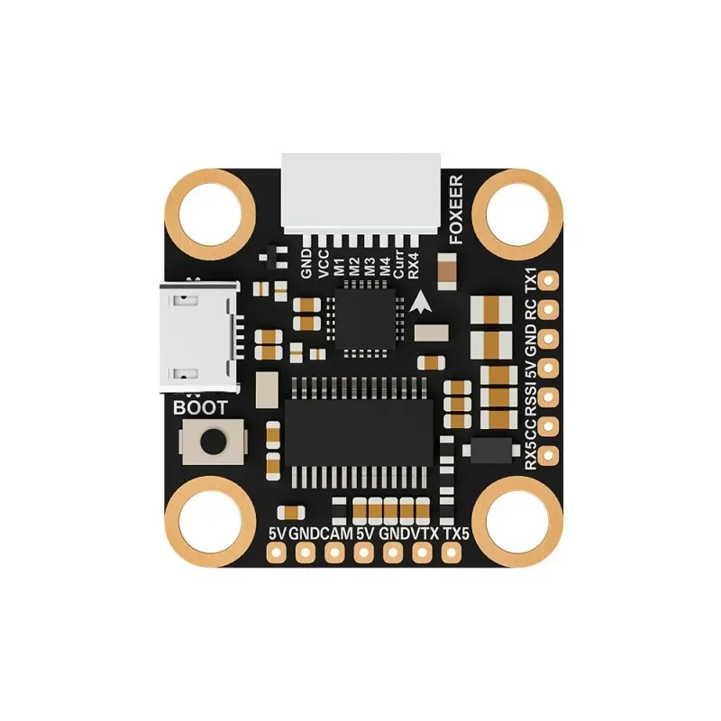 Foxeer F722 V4 Mini Flight Controller 20*20mm BetaFlight GYRO 2-6S Black Box ESC Telemetry For VISTA HD VTX
Foxeer F722 V4 Mini Flight Controller 20*20mm BetaFlight GYRO 2-6S Black Box ESC Telemetry For VISTA HD VTX
