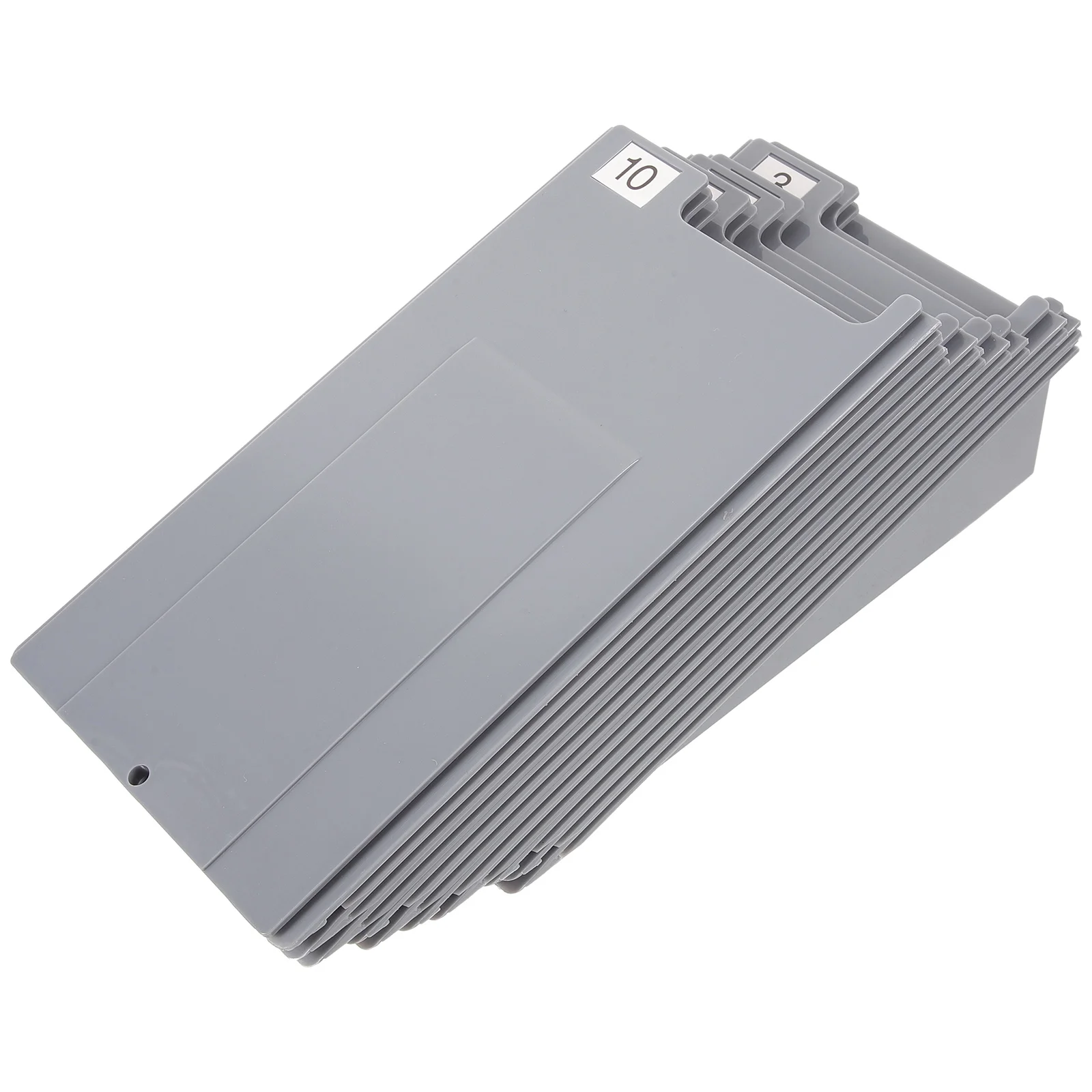 Paper Card Attendance Machine 10 Pockets Employee Punch Cards Organizer Suitable for Office School Warehouse Storage Plastic
Paper Card Attendance Machine 10 Pockets Employee Punch Cards Organizer Suitable for Office School Warehouse Storage Plastic