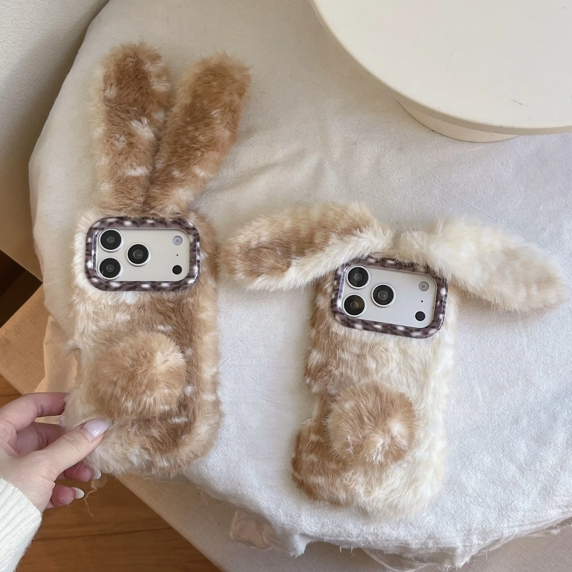Gradation Deer Pattern Cute Rabbit Ear Girl-themed Plush Phone Case Suitable For iPhone 17, 16, 15, 14, 13 Pro Max
Gradation Deer Pattern Cute Rabbit Ear Girl-themed Plush Phone Case Suitable For iPhone 17, 16, 15, 14, 13 Pro Max