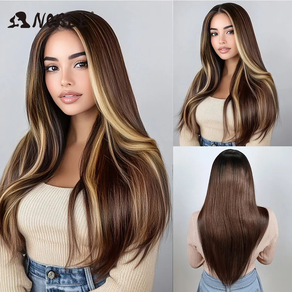 Noble Synthetic Lace Front Wig Straight Baby Hair 13X4 Lace White Wigs Synthetic Lace Wig 28 Inch Lacce Front Wig For Women Wig
Noble Synthetic Lace Front Wig Straight Baby Hair 13X4 Lace White Wigs Synthetic Lace Wig 28 Inch Lacce Front Wig For Women Wig