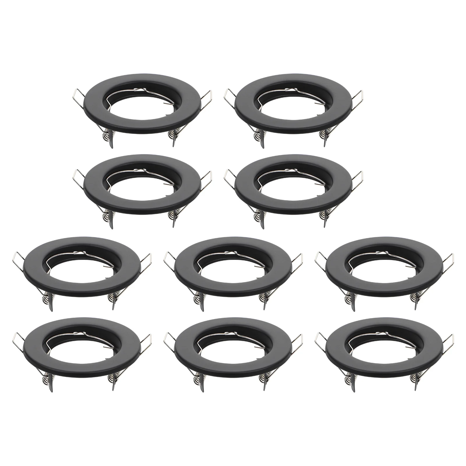 10Pcs Spotlight Bracket Halogen Lamp Cup Frame Simple Style LED Light Support Round Spotlight Fitting Lamp Accessory
10Pcs Spotlight Bracket Halogen Lamp Cup Frame Simple Style LED Light Support Round Spotlight Fitting Lamp Accessory