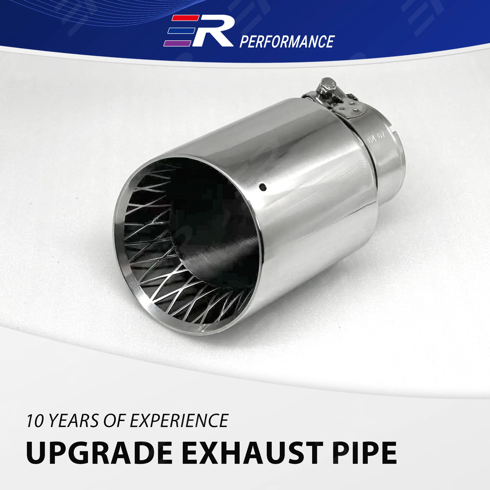 ER 304 Polishing Silver Stainless Steel Exhaust Tip Upgrade Muffler Universal Exhaust System Car Accessories For Auto Modify
ER 304 Polishing Silver Stainless Steel Exhaust Tip Upgrade Muffler Universal Exhaust System Car Accessories For Auto Modify