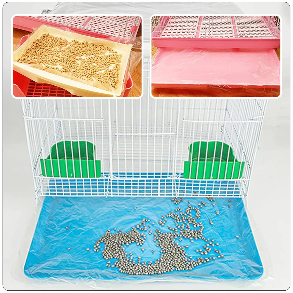 100Pcs Thin Cage Liner Rabbit Hutch Liner Large Clear Disposable Small Pet Cage Plastic Film Pet Pee Film Guinea Pig Supply
100Pcs Thin Cage Liner Rabbit Hutch Liner Large Clear Disposable Small Pet Cage Plastic Film Pet Pee Film Guinea Pig Supply