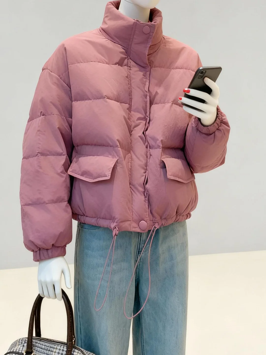 Unique Stylish Thick Cotton Jacket Women's Fashionable All-Match Winter Outerwear Korean Style Loose Fit Long Sleeve Zipper
Unique Stylish Thick Cotton Jacket Women's Fashionable All-Match Winter Outerwear Korean Style Loose Fit Long Sleeve Zipper